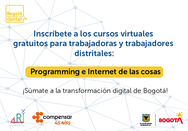 inscribete a los cursos virtuales gratuitos para trabajadores distritales