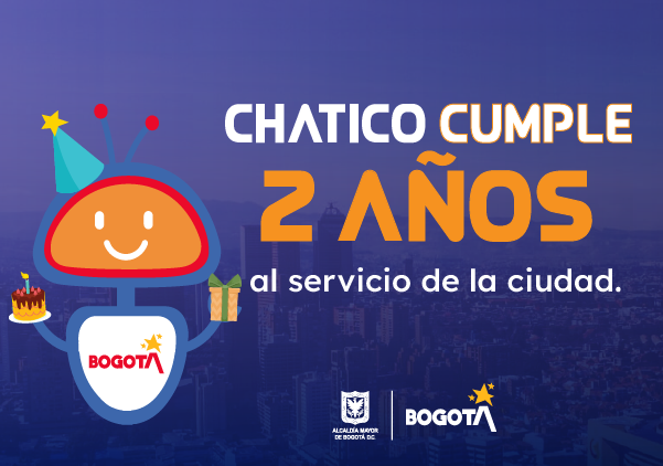 El agente virtual de Bogotá cumple su segundo año acompañando virtualmente a las bogotanas y bogotanos. 